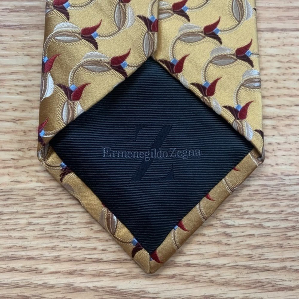 Ermenegildo Zegna Floral Fall Colors Tie